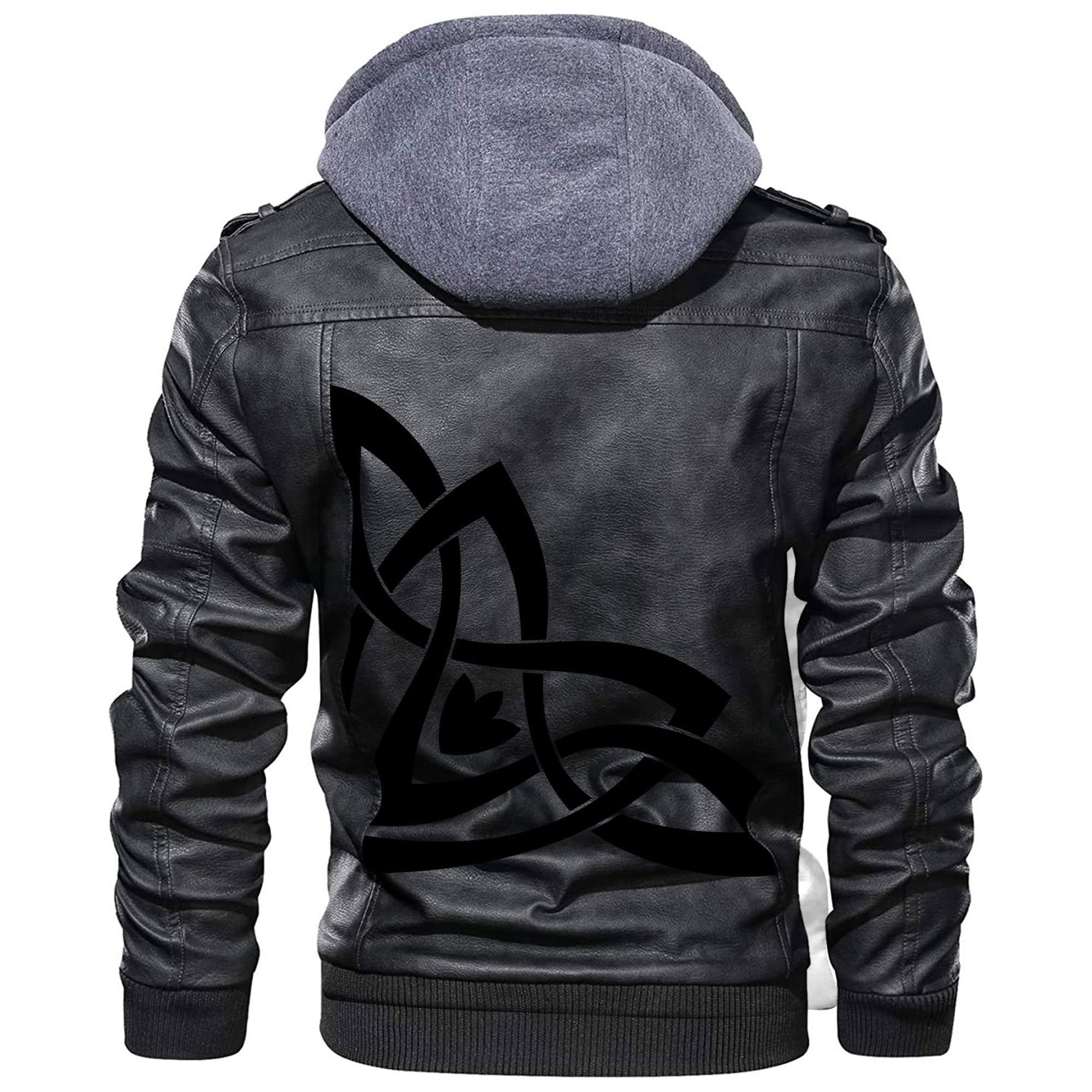 Viking Celtic National Ornament In The Form Of A Ring Leather Jacket RLT12 - Wonder Print Shop