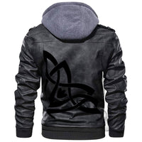 Viking Celtic National Ornament In The Form Of A Ring Leather Jacket RLT12 - Wonder Print Shop