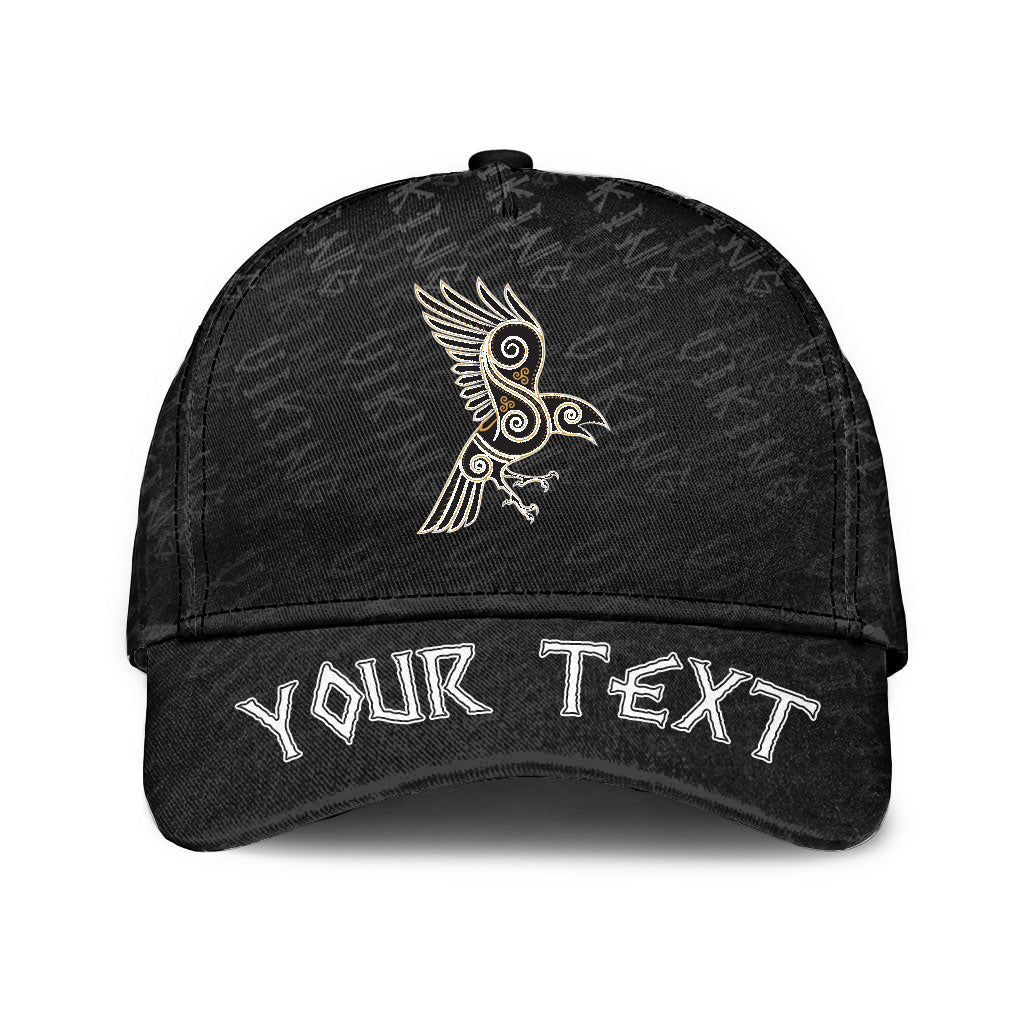 viking-classic-cap-custom-celtic-raven-ornament-frame-colorful-classic-cap