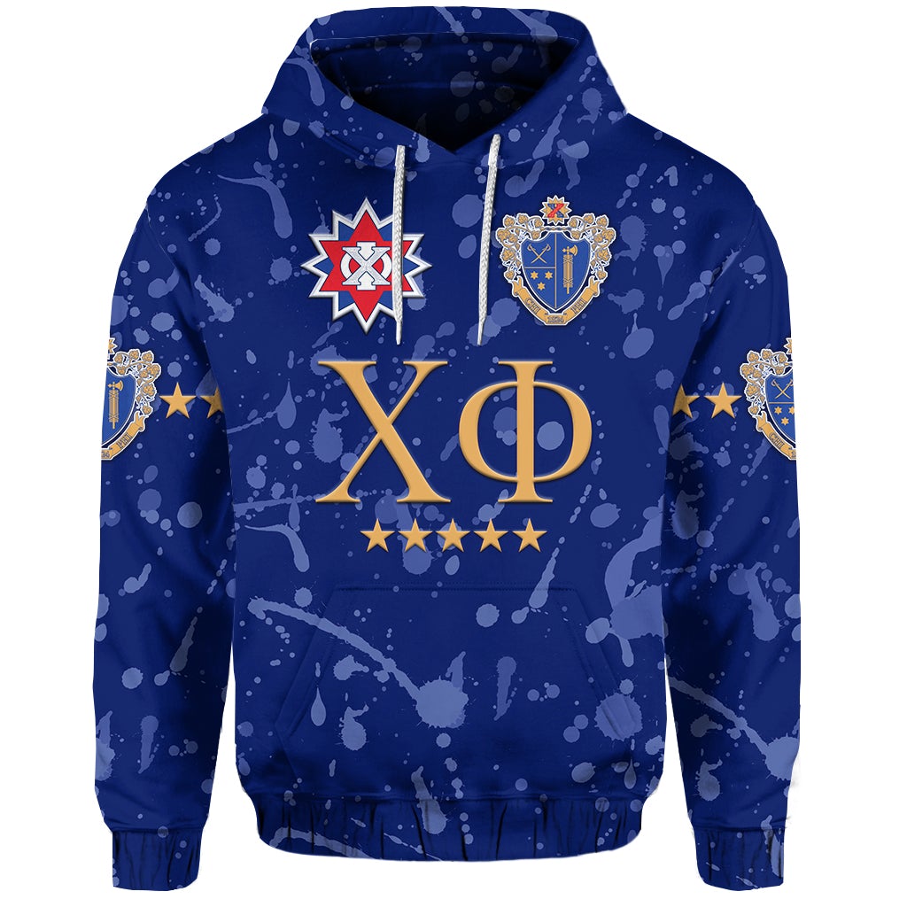 Custom Chi Phi Hoodie Original Style Blue LT8 - Wonder Print Shop