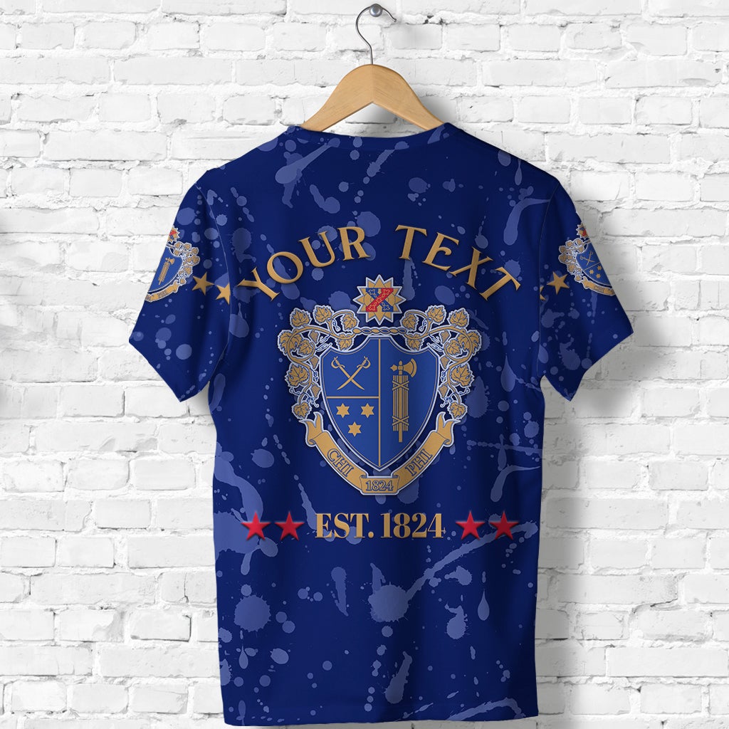 Custom Chi Phi T Shirt Original Style Blue LT8 - Wonder Print Shop