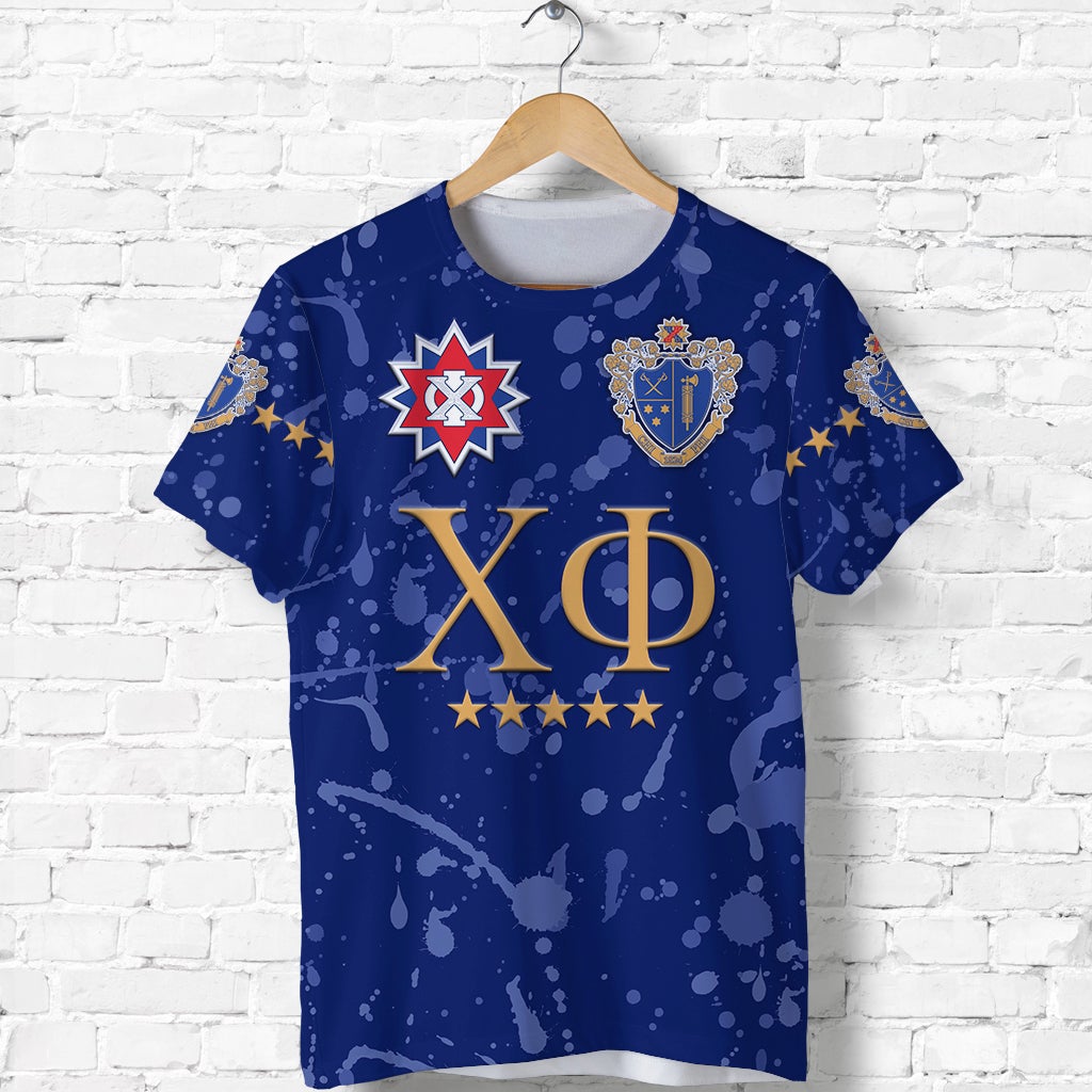 Custom Chi Phi T Shirt Original Style Blue LT8 - Wonder Print Shop
