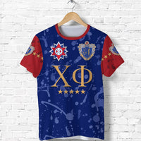 Custom Chi Phi T Shirt Original Style Blue Scarlet LT8 - Wonder Print Shop