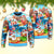 Christmas Santa Claus Play On The Beach Mele Kalikimaka Ugly Christmas Sweater - Wonder Print Shop