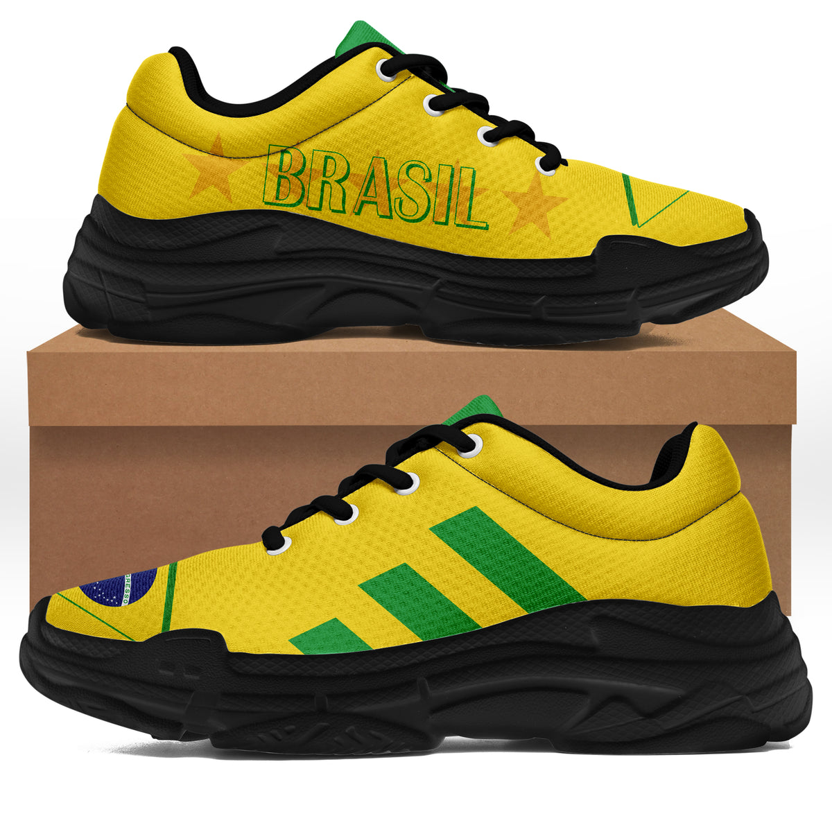 Brazil World Cup 2022 Canarinho Chunky Sneakers LT7