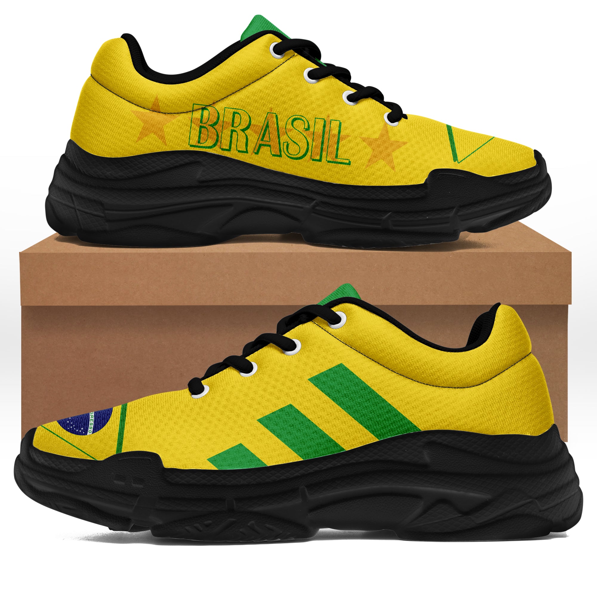 Brazil World Cup 2022 Canarinho Chunky Sneakers LT7
