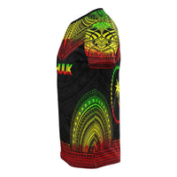 Chuuk T Shirt Chuuk Flag Polynesian Tattoo Reggae - Wonder Print Shop