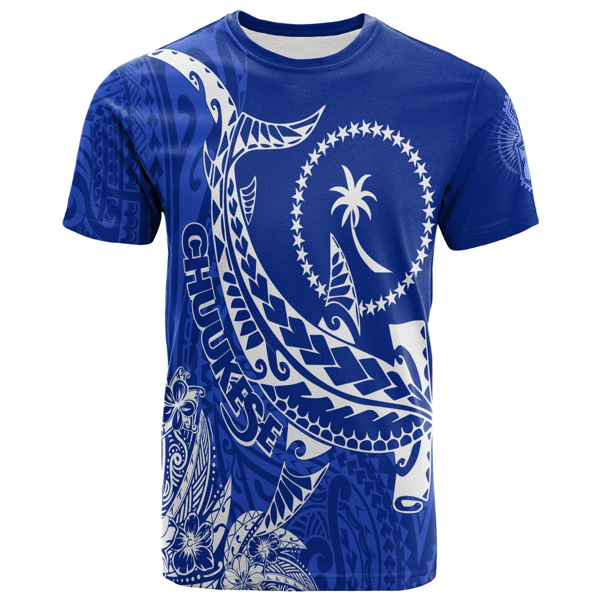 Custom FSM Chuuk Hammerhead Shark T Shirt Proud Chuukese - Wonder Print Shop