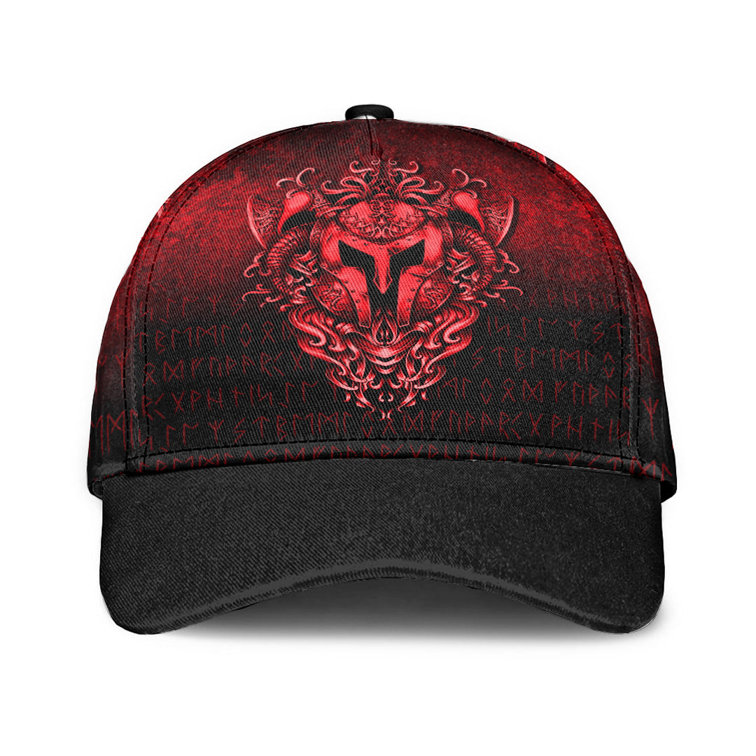 viking-classic-cap-the-armor-of-viking-red-version-classic-cap