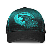 viking-classic-cap-fenrir-viking-3d-tattoo-cyan-version-classic-cap