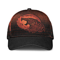 viking-classic-cap-fenrir-viking-3d-tattoo-orange-version-classic-cap