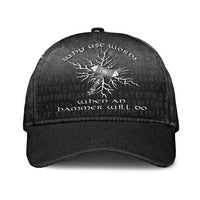 viking-classic-cap-why-use-words-when-an-hammer-will-do-classic-cap