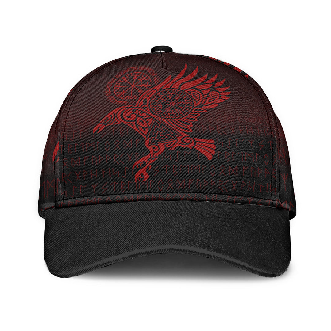 viking-classic-cap-raven-vegvisir-tattoo-red-version-classic-cap