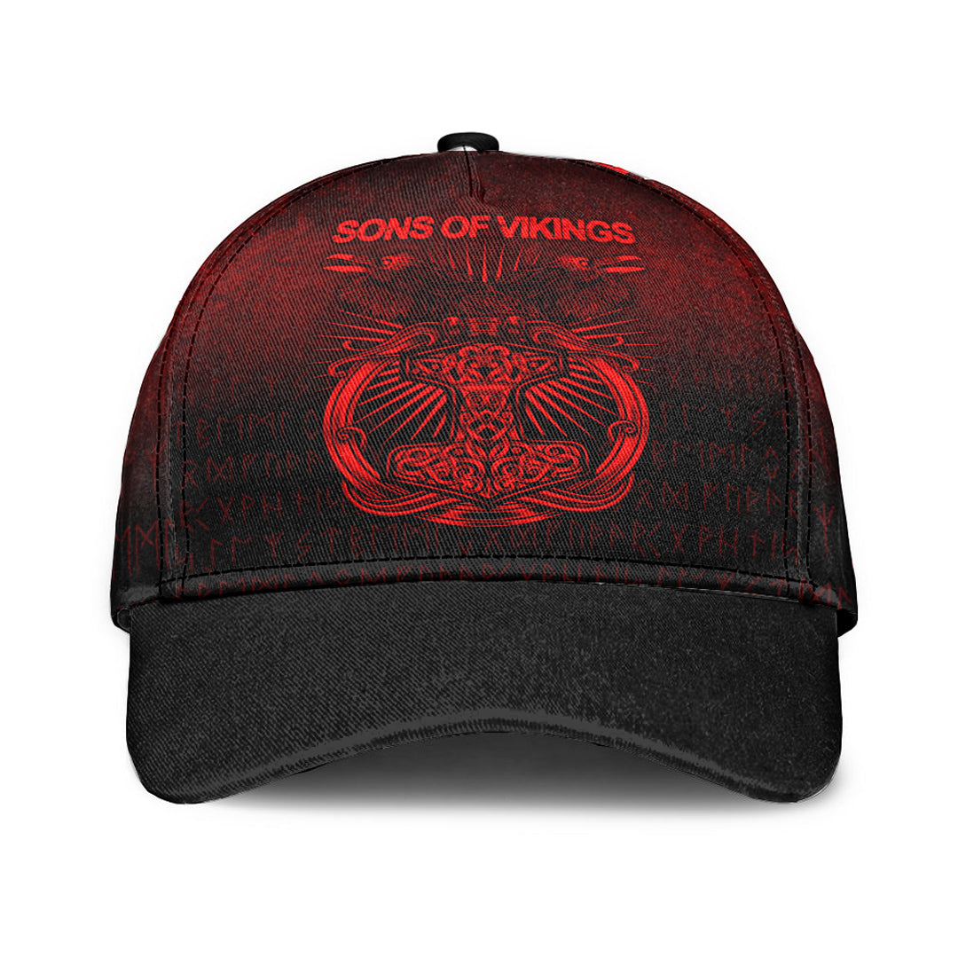 viking-classic-cap-vikings-ravens-mjolnir-red-version-classic-cap