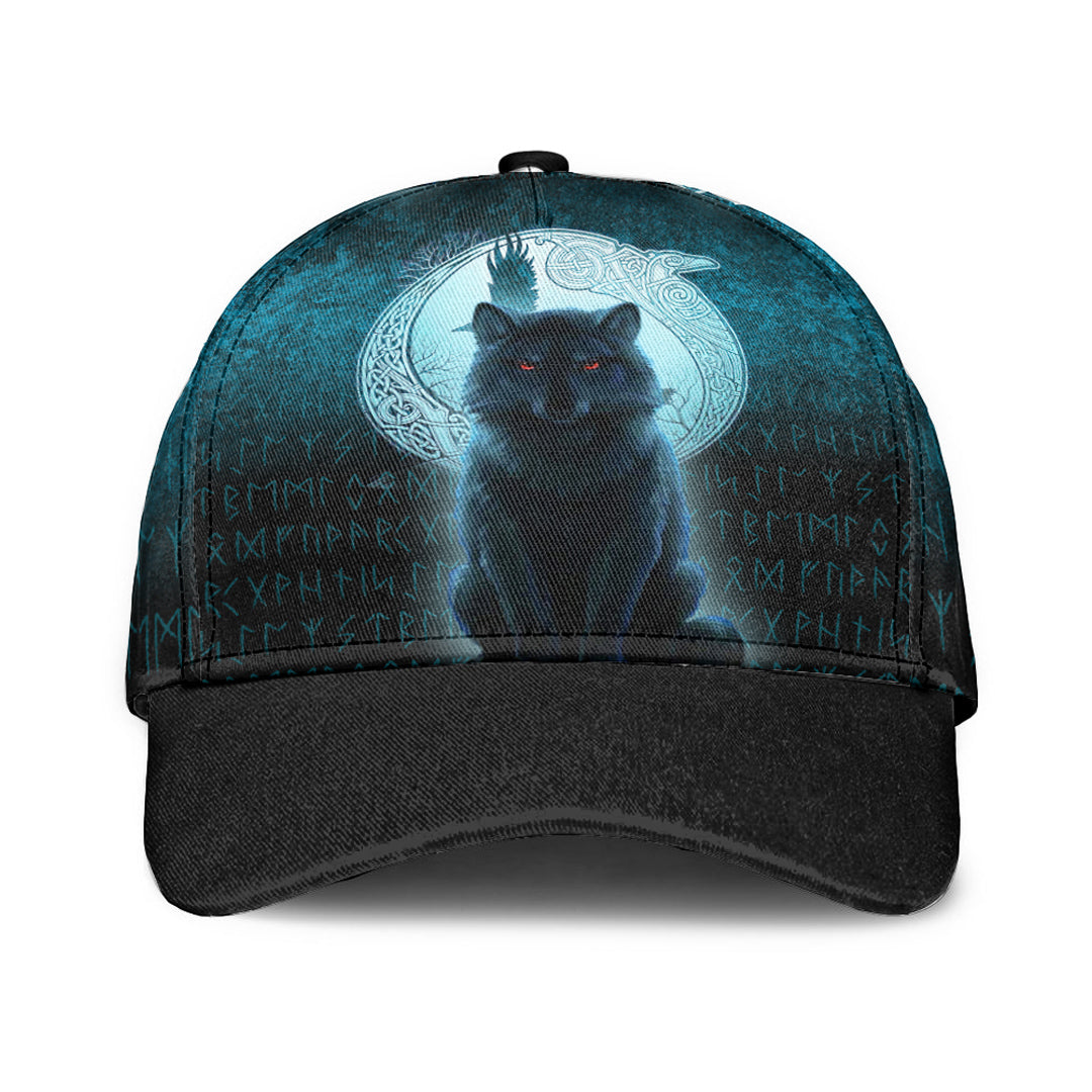 viking-classic-cap-fenrir-viking-wolf-cyan-version-classic-cap