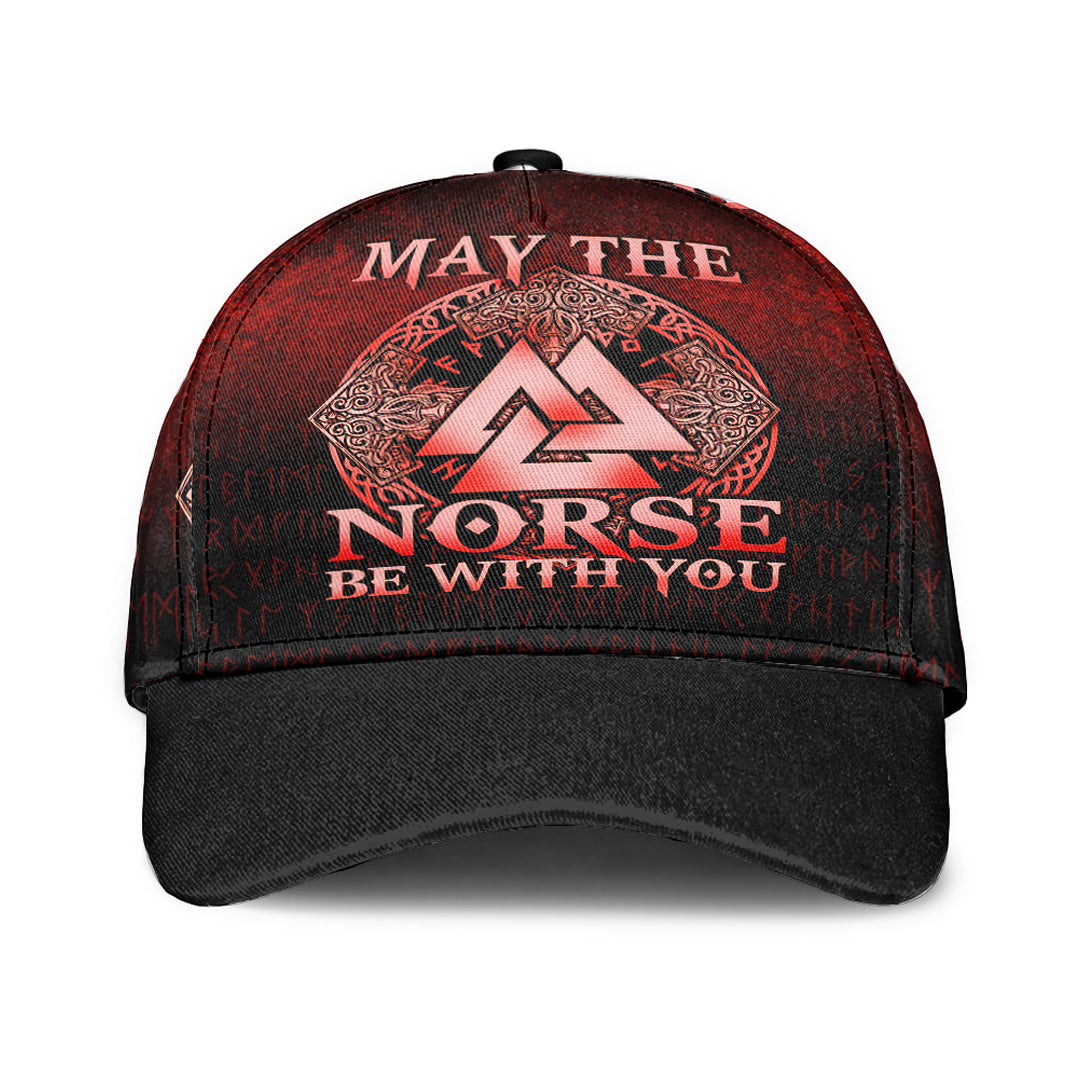 viking-classic-cap-may-the-norse-be-with-you-viking-red-version-classic-cap