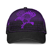 viking-classic-cap-raven-vegvisir-tattoo-purple-version-classic-cap
