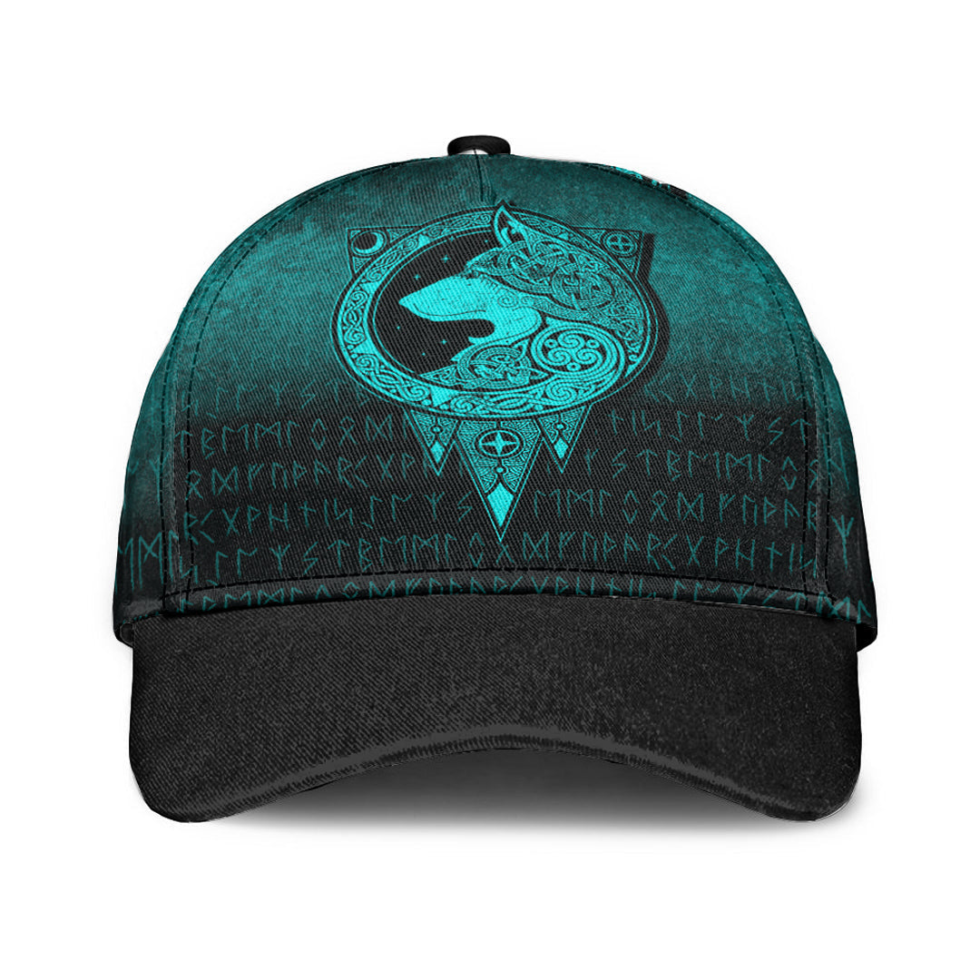 viking-classic-cap-viking-norse-wolf-cyan-version-classic-cap