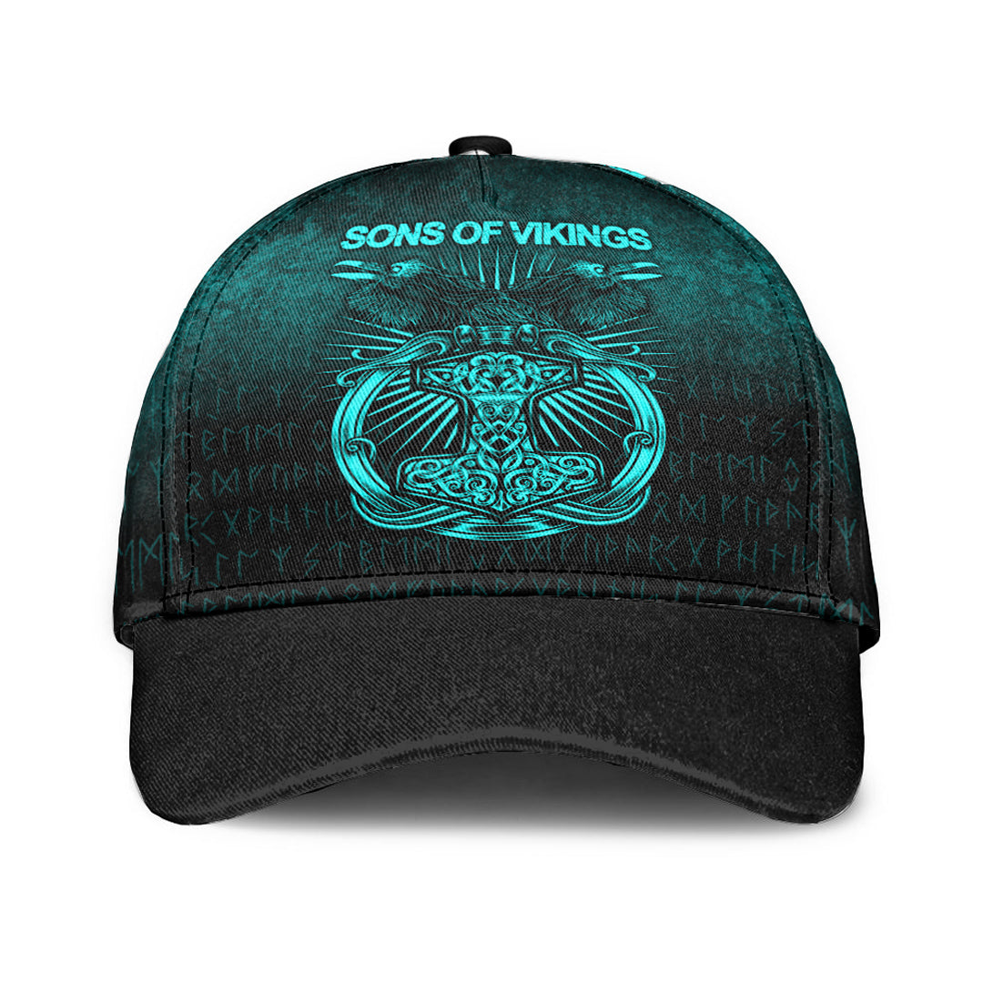 viking-classic-cap-vikings-ravens-mjolnir-cyan-version-classic-cap