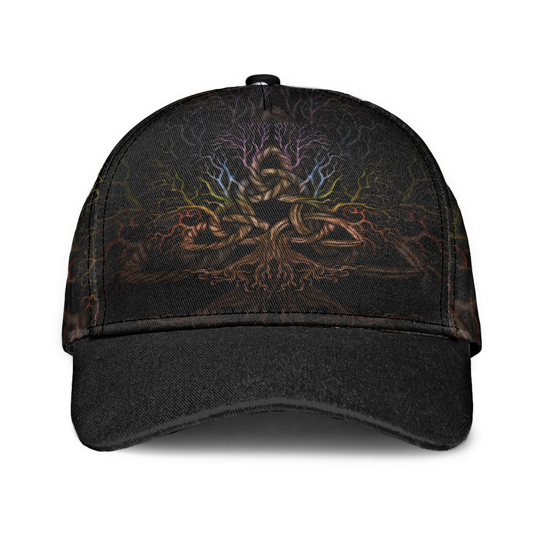 viking-classic-cap-colorful-tree-of-life-with-triquetra-classic-cap