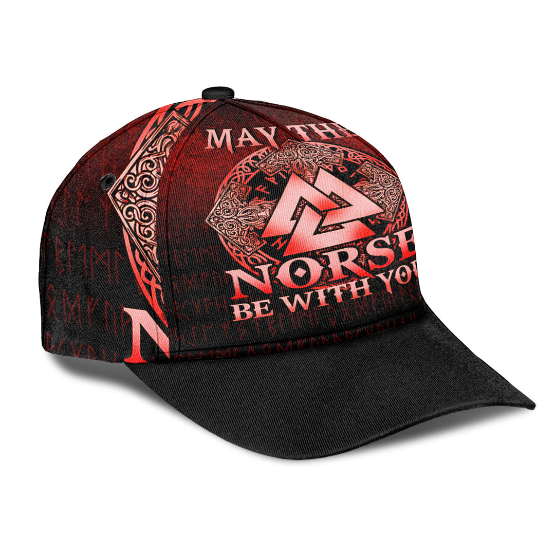 viking-classic-cap-may-the-norse-be-with-you-viking-red-version-classic-cap