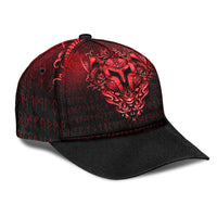 viking-classic-cap-the-armor-of-viking-red-version-classic-cap