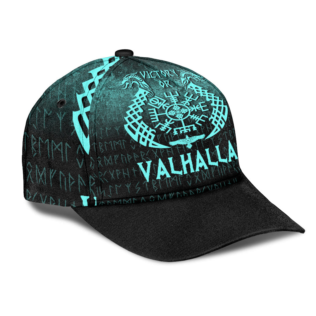 wonder-print-shop-classic-cap-victory-or-valhalla-cyan-version-classic-cap
