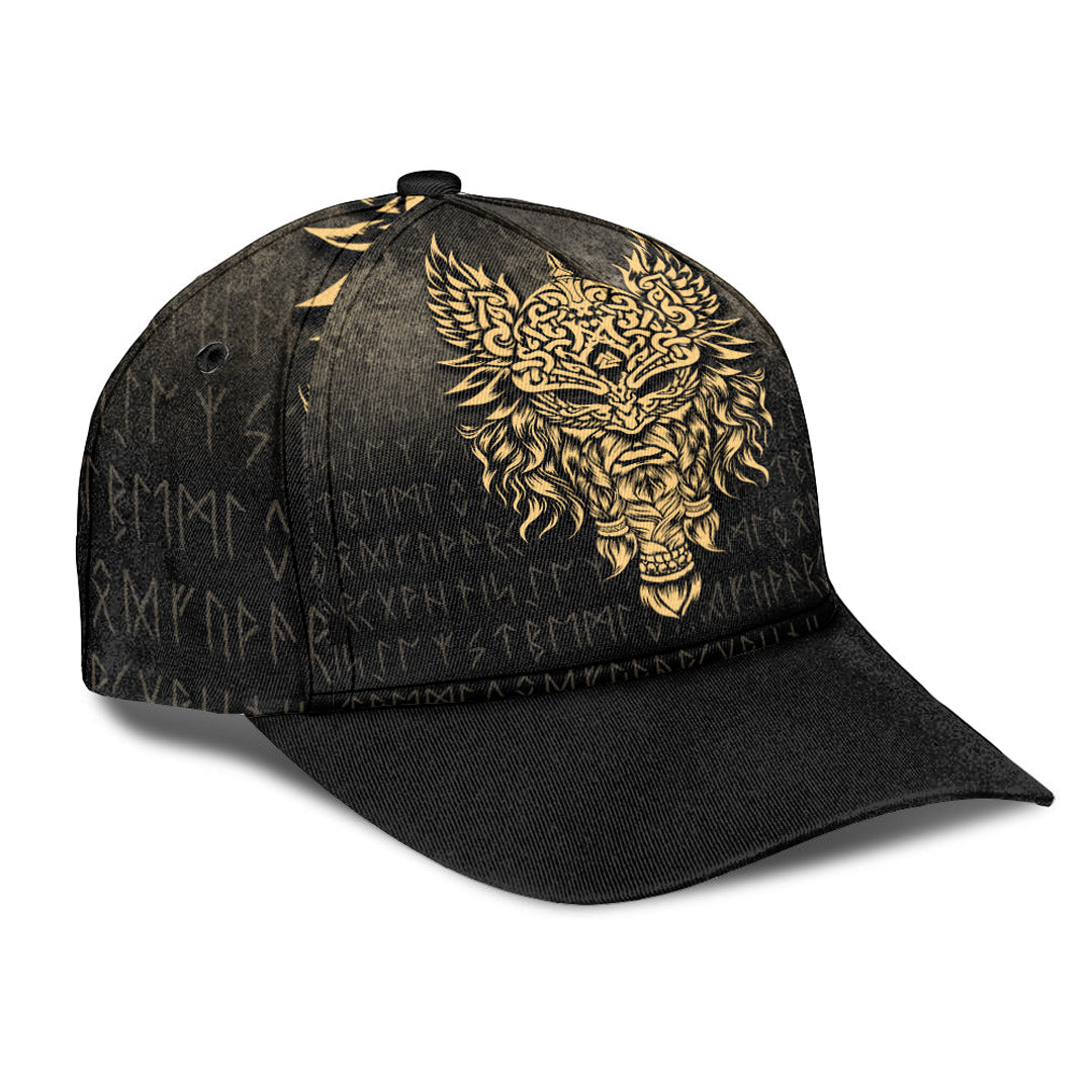 viking-classic-cap-odin-the-allfather-asgard-god-and-chief-of-aesir-gold-version-classic-cap