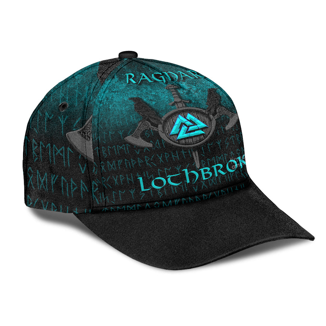 viking-classic-cap-ragnar-lothbrok-ragnar-lodbrok-viking-warrior-cyan-version-classic-cap