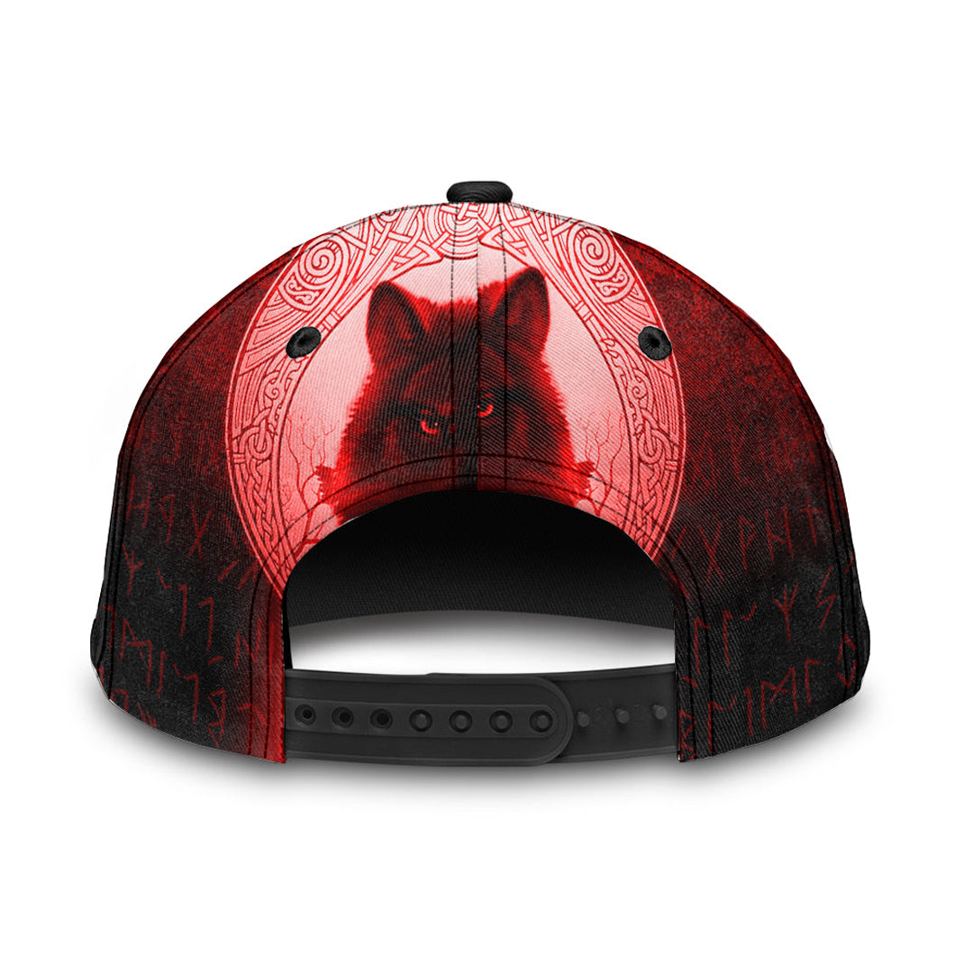 viking-classic-cap-fenrir-viking-wolf-red-version-classic-cap