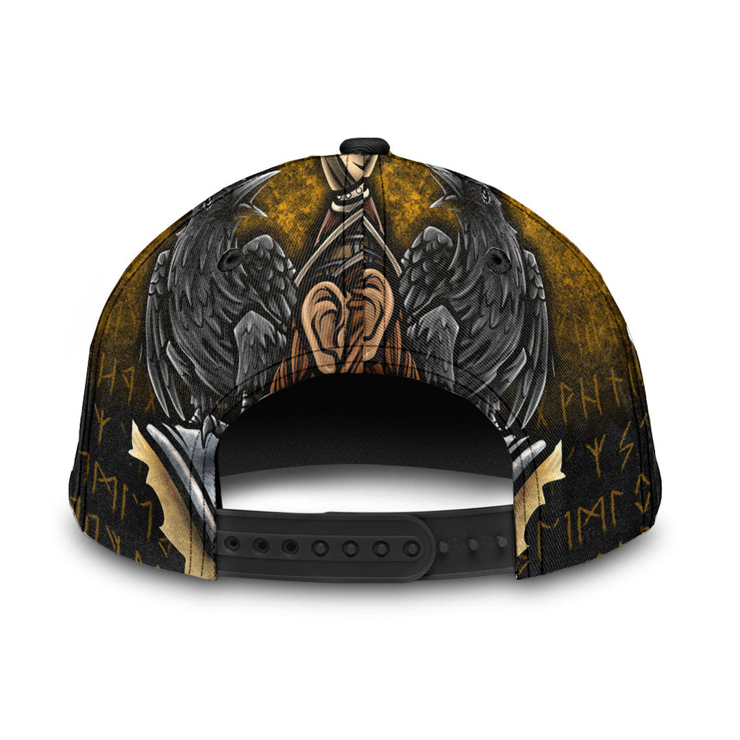 viking-classic-cap-viking-warrior-odin-valhalla-raven-classic-cap