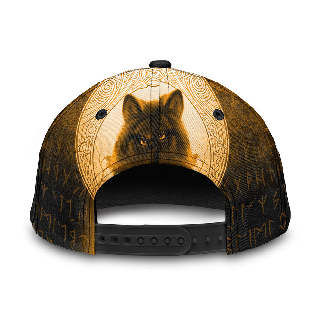 viking-classic-cap-fenrir-viking-wolf-gold-version-classic-cap