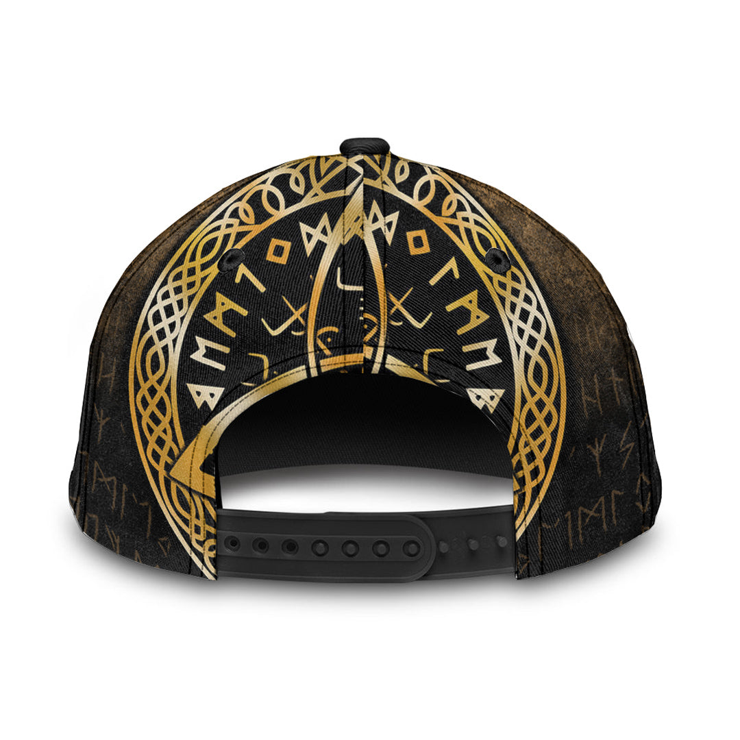 viking-classic-cap-vegvisir-nordic-viking-rune-gold-version-classic-cap