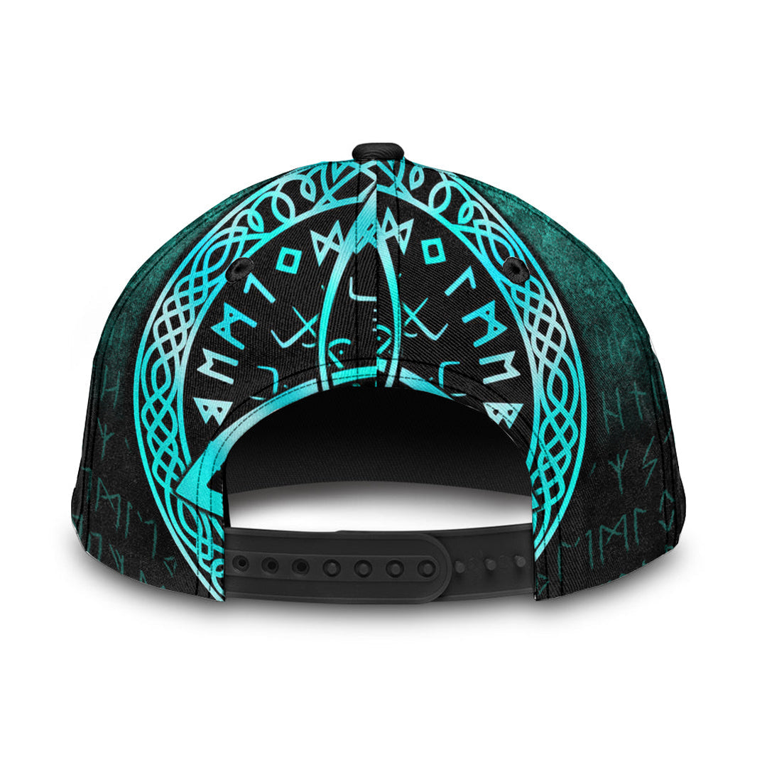 viking-classic-cap-vegvisir-nordic-viking-rune-cyan-version-classic-cap