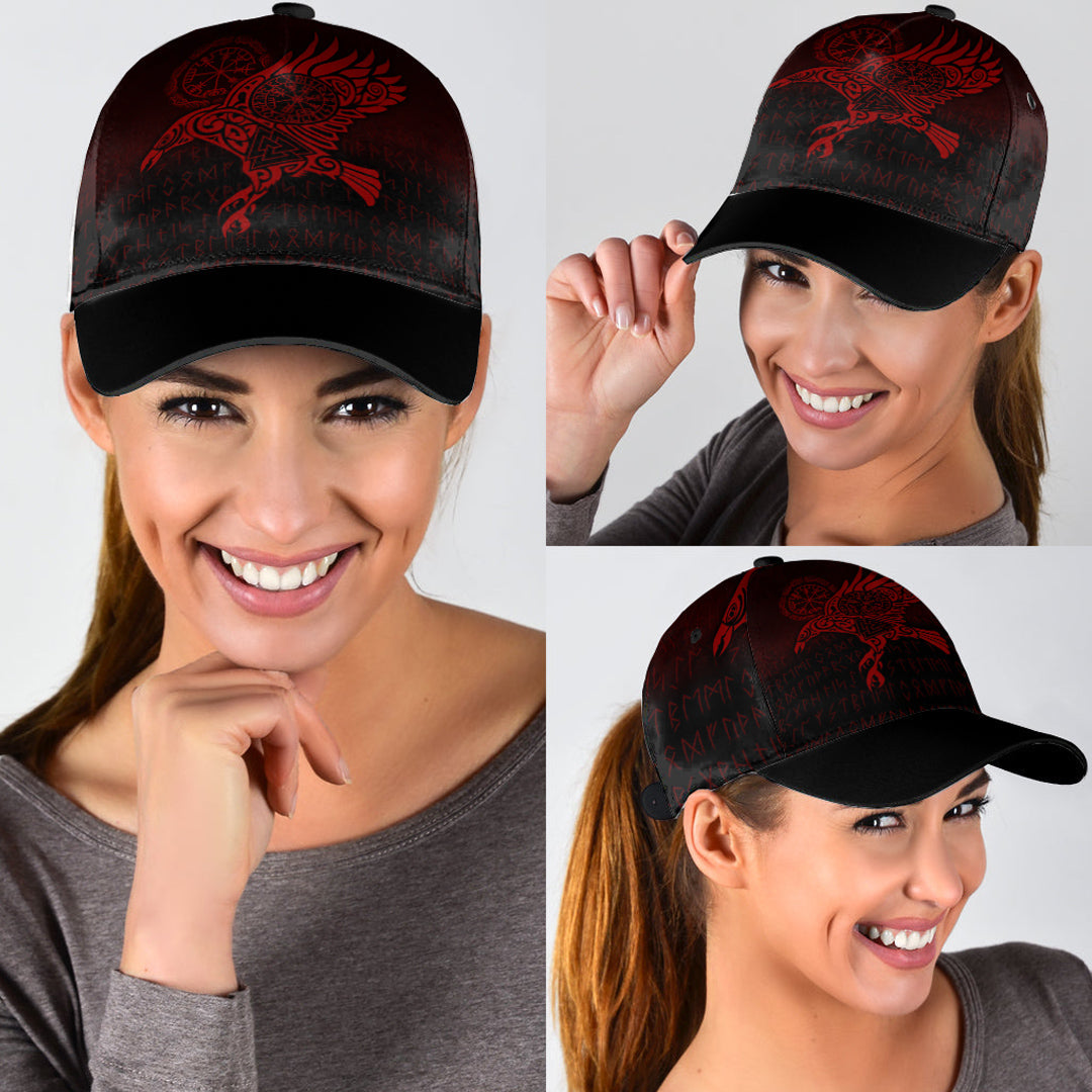 viking-classic-cap-raven-vegvisir-tattoo-red-version-classic-cap