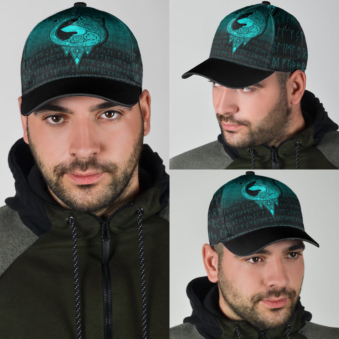 viking-classic-cap-viking-norse-wolf-cyan-version-classic-cap