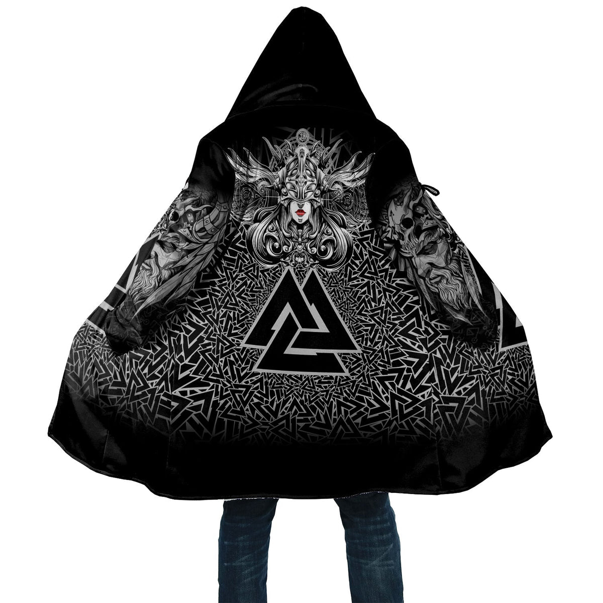viking-valkyrie-cloak-valknut-pattern