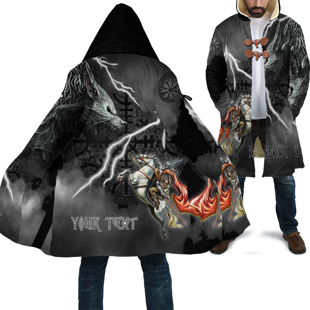 custom-wonder-print-shop-ragnarok-cloak-odin-fight-fenrir-on-thunder-background