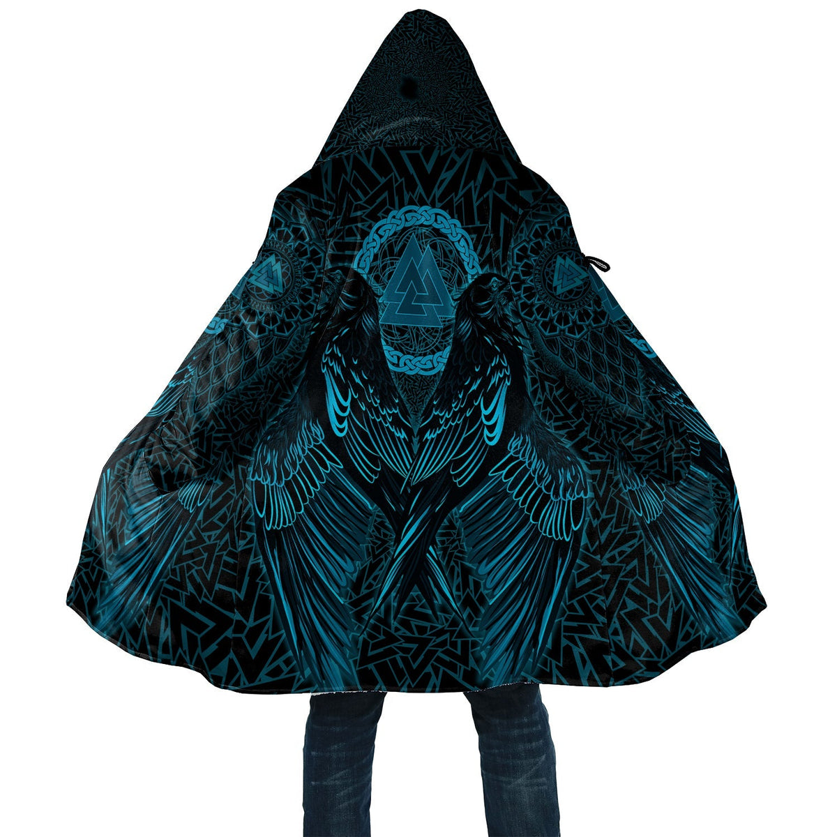viking-cloak-raven-valknut-cyan