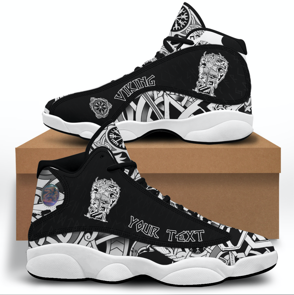 custom-viking-coloring-book-axe-cartoon-character-sneakers-j13