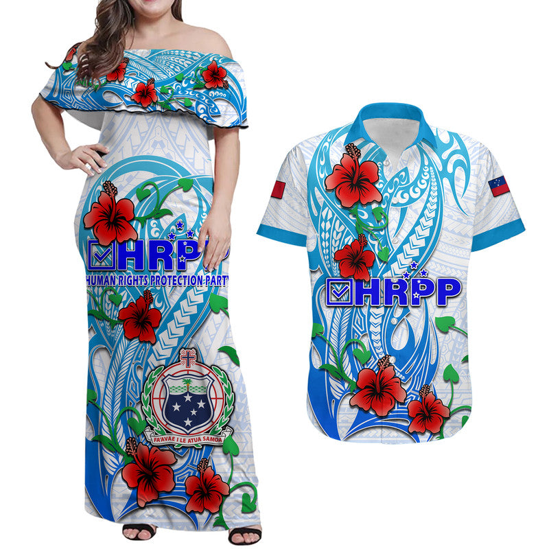 Special Samoa HRPP Party Matching Hawaiian Shirt And Dress Tribal Samoan Hibiscus Design LT9 - Wonder Print Shop
