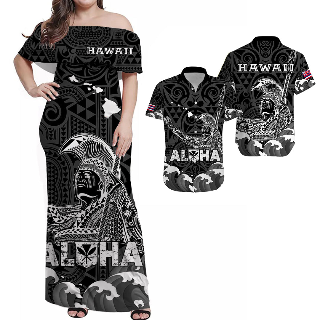 Hawaii King Kamehameha Aloha Hawai'i Nei Matching Hawaiian Shirt And Dress LT2 - Wonder Print Shop