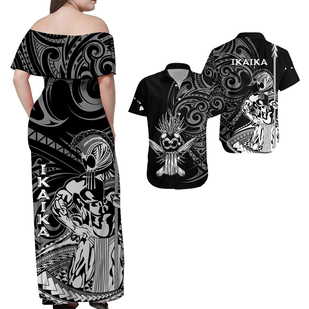 Hawaii Ikaika Warrior Matching Hawaiian Shirt And Dress - LT2 - Wonder Print Shop
