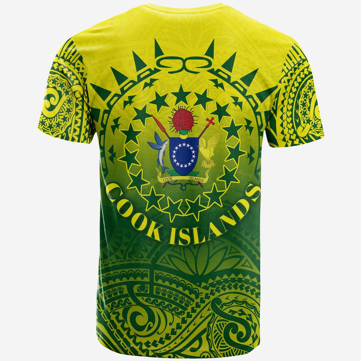 Cook Islands T Shirt Polynesian Tattoo Sunshine Lt4 - Wonder Print Shop