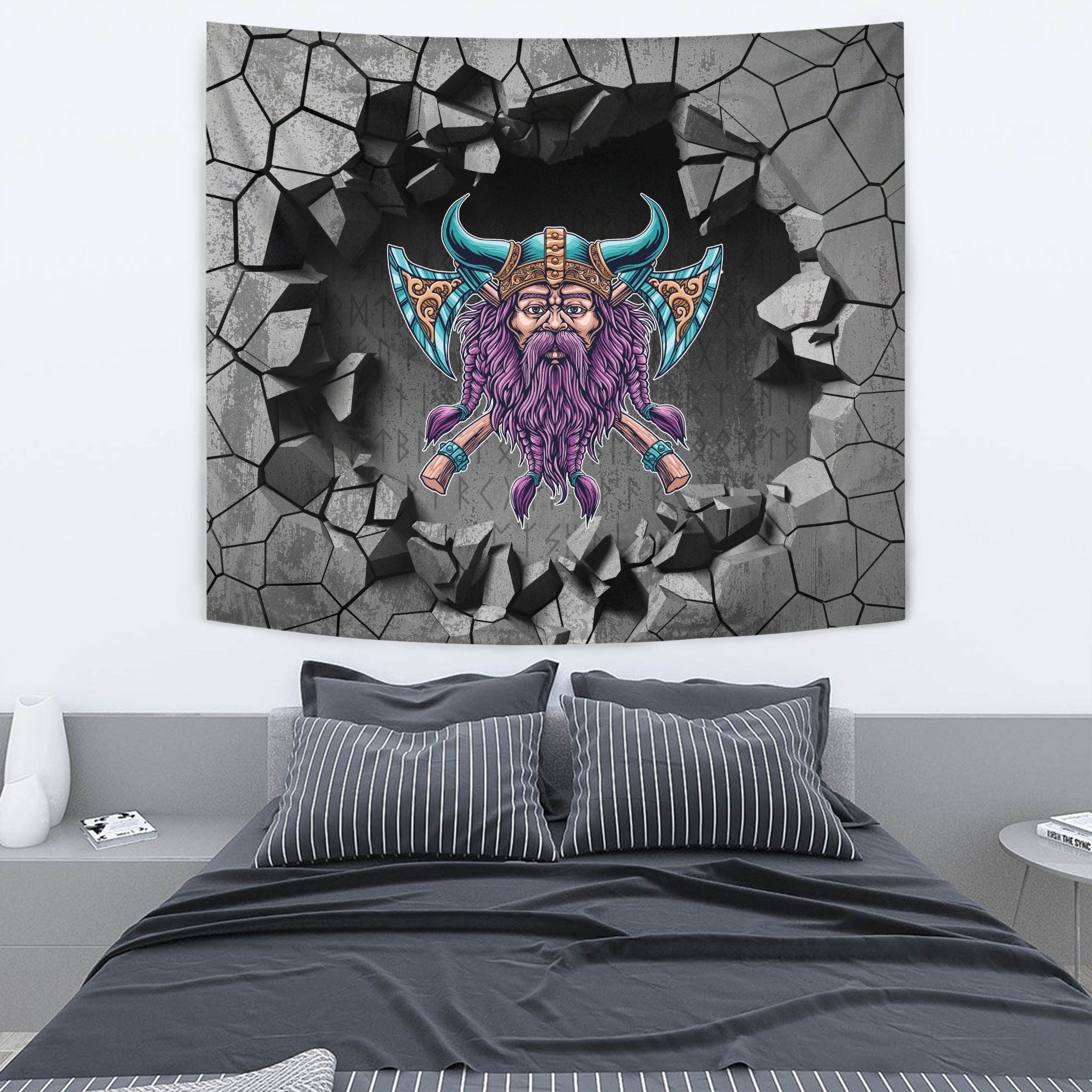 Viking Tapestry - Compass Tapestry RLT12 - Wonder Print Shop