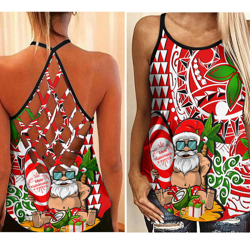 hawaii-mele-kalikimaka-santa-claus-beach-criss-cross-tank-top
