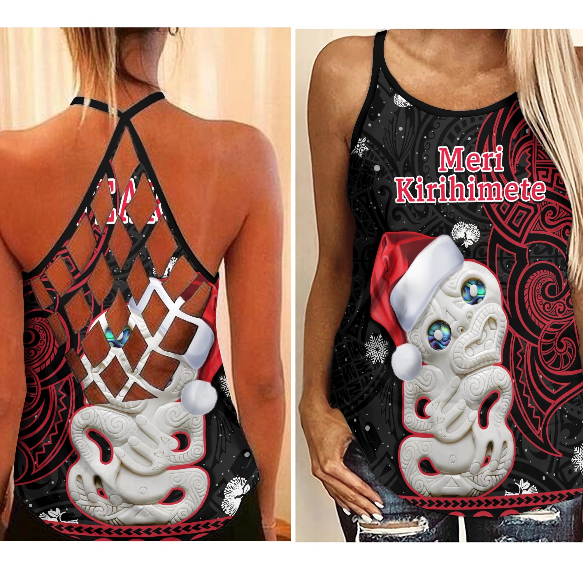new-zealand-christmas-criss-cross-tank-top-hei-tiki-red-pohutukawa-meri-kirihimete