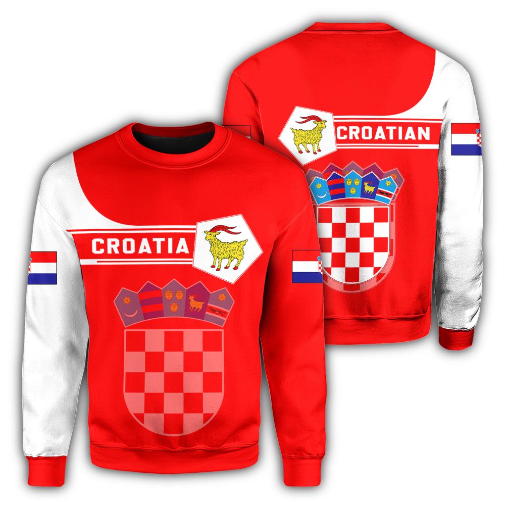 croatia-coat-of-arms-sweatshirt-simple-style