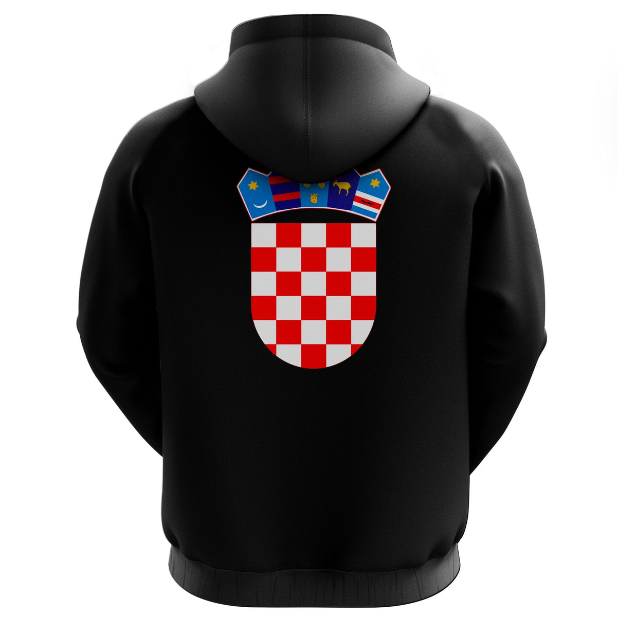 Croatia Hoodie Heartbeat - Wonder Print Shop