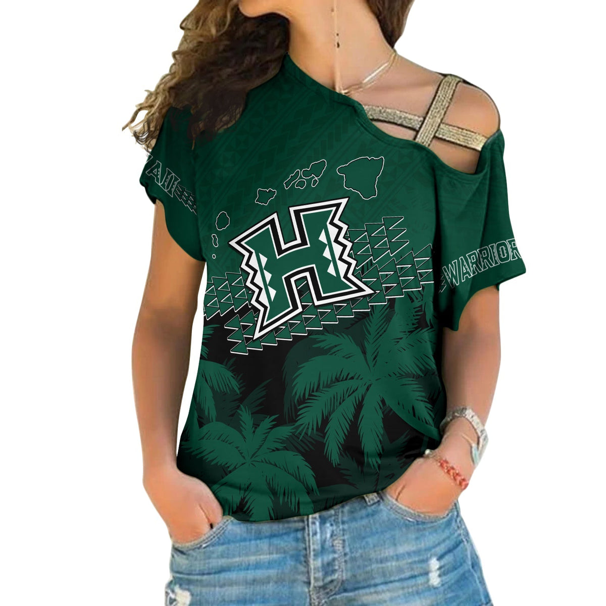 personalised-hawaii-rainbow-warriors-cross-shoulder-shirt-laau-pama